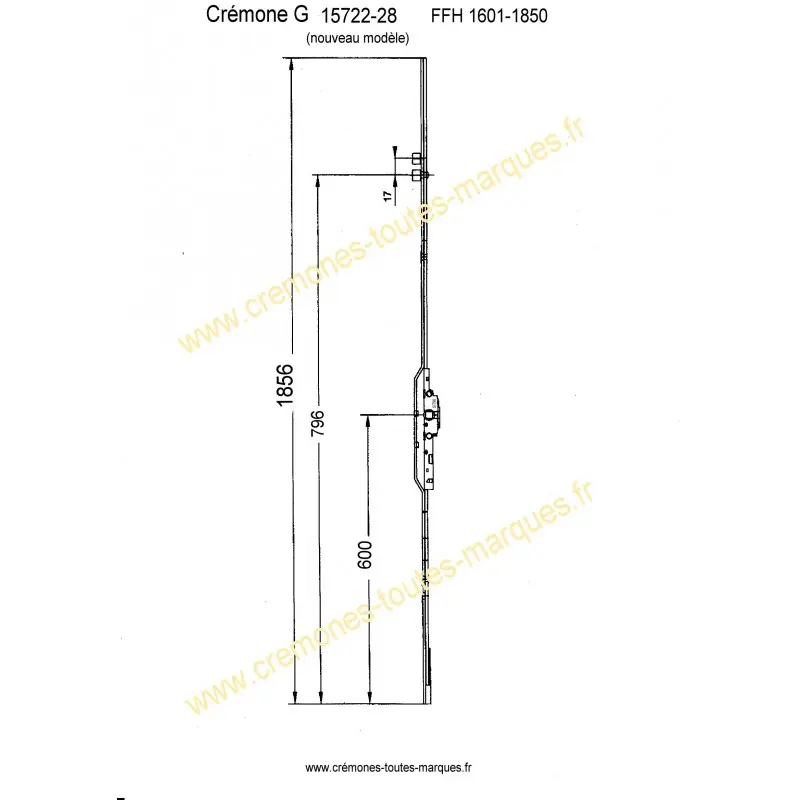 Crémone FERCO GU - G15722.28